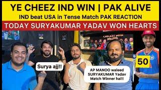 Suryakumar Yadav Won Hearts  Massive Victory IND beat USA Pakistan Reaction on IND WIN