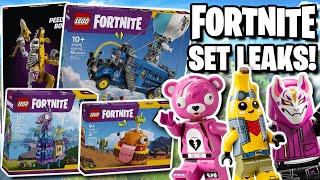 NEW Lego Fortnite Sets Leaked Battle Bus Loot Llama & MORE