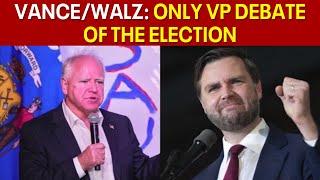 Vice Presidential Debate Preview - Tim Walz JD Vance