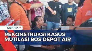 Polisi Gelar Rekonstruksi Kasus Mutilasi Bos Depot Air di Semarang 50 Adegan Diperagakan