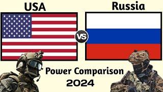 USA vs Russia Military Power 2024  US vs Russia Military Power 2024  world military power