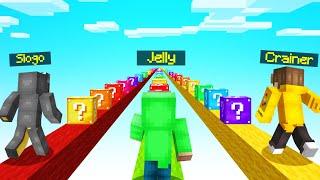 *RAINBOW* LUCKY BLOCKS RACE In MINECRAFT Parkour