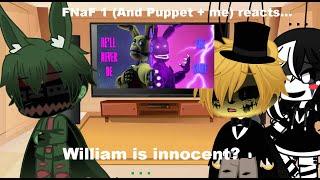 FNaF 1 And Puppet + me reacts...Hell never be the same  Gacha Club  GCRV  NOT WATCH 