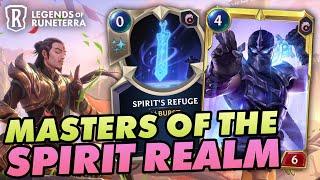 Masters of the Spirit Realm  Legends of Runeterra  Standard  Master Yi Shen