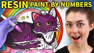 Resin paint-by-numbers