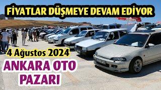 ANKARA OTO PAZARI - 4 Ağustos 2024  2. El Otomobil Piyasası  İkinci EL Fiyatları Düşüyor