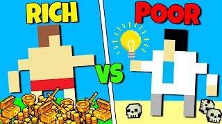 Would rich idiots or poor geniuses win? Worldbox