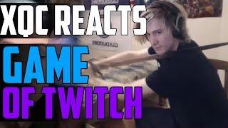 xQc REACTS TO GAME OF TWITCH  xQcOW