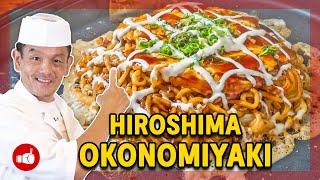 The Best OKONOMIYAKI You’ve Never Tried  Hiroshima Okonomiyaki