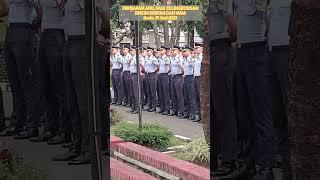 persiapan Apel Pagi di Lingkungan BPSDM KUMHAM Taruna Poltekim TK I