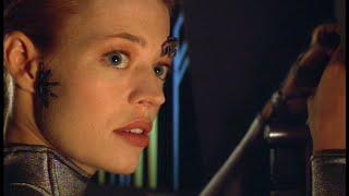 Seven of Nine works with Harry Kim  HD Upscaling  Video Enhance AI  Star Trek Voyager - Revulsion