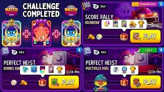 3 Solo Bombs Away Perfect Heist 2450p Dystville Duel Perfect Heist 945p Rainbow Score Rally 2850p