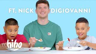 Kids Try Popular Foods From India And More ft. Nick DiGiovanni  HiHo Kids