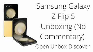 Samsung Galaxy Z Flip 5 Unboxing No Commentary