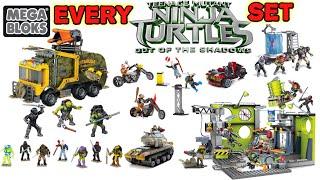 ALL MEGA BLOKS TMNT OUT OF THE SHADOWS SETS