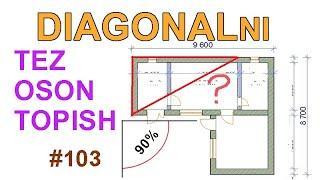 DIAGONALNI TEZ OSON TOPISH