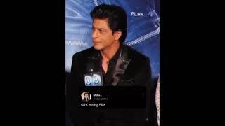 Shah Rukh Khan gives witty reply to journalist at dilwale promotion event #SRK #shahrukhkhan