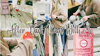 AFTER DARK CLEAN WITH ME  CLEANING MOTIVATION 2024