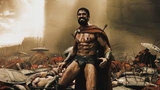 Гибель Царя Леонида и спартанцев  - 300 спартанцев отрывок из фильма