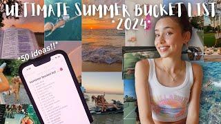 the ultimate summer bucket list  *50 things to do in the summer*