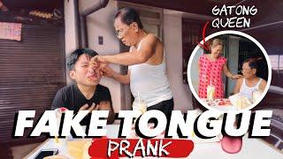 FAKE TONGUE PRANK KAY PAPA  THE AGUINALDOS