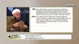 56-Özür sâhibi bir kişinin vakit içinde kanaması olursa abdesti bozulur mu?