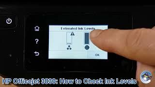 HP Officejet 3830 How to Check Estimated Ink Levels