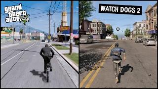 I Compared Gta 5 With Watch Dogs 2