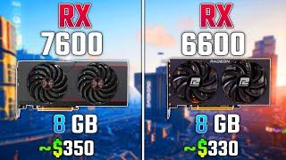 AMD RX 7600 vs RX 6600  Test in 7 Games