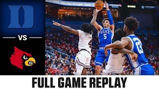 Duke vs. Louisville Full Game Replay  2023-24 ACC Men’s Basketball