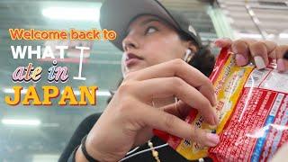 What I ate in Japan  Japan Travel Vlog - Breakfast Shopping and FOOD