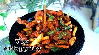 Mixed Veg Finger Chips Recipe  Mix Veg Chips  Vegetable chips  Without Onion Garlic Recipe odia