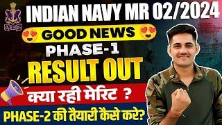 Indian Navy Result Out 2024  Navy MR Result Out 2024  Navy MR Final Merit Cut Off 2024