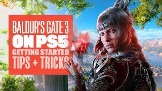 Baldurs Gate 3 PS5 - Getting Started Tips + Tricks Lets Play BG3 on PS5 with combat advice & more