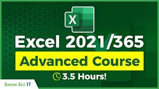 Microsoft Excel 2021365 Tutorial 3.5+ Hours of Advanced Excel Training Course