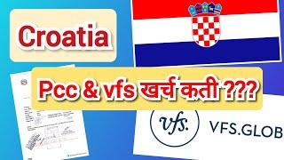 #vfs &#pcc stamped cost of croatia  croatia visa update 2024  vfs update croatia  pcc cost