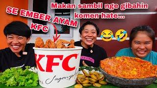 KFC SE EMBER MAKAN BARENG WAY DAN KIKI MAKAN SAMBIL NGEGIBAH .....