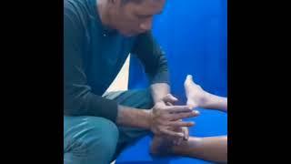 FOOT STROKE MASSAGE #Shorts