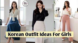 Korean Outfit Ideas For Girls Korean Fashion Korean Dresses Korean Style Outfit #fashion