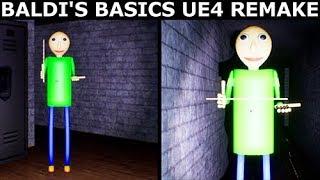 Baldis Basics Remake Unreal Engine 4 - Chapter 1 - Remembrance Happiest Day Baldis Basics Mods