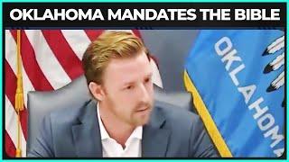 Oklahoma Rips Up The Constitution Puts Religious Mandates on Public Schools