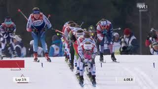 VM Seefeld 2019 - Längdåkning - Sprintstafett d+h