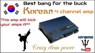 Crazy cheap Korean 4 channel amp dyno  Soundstream RN4 1400D