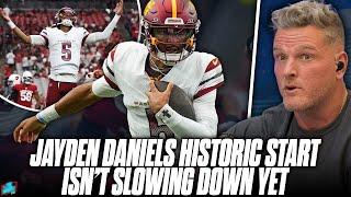 Jayden Daniels Isnt Slowing Down His Unbelievable NFL Start  Pat McAfee Reacts