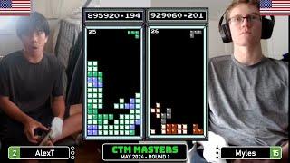 LEVEL 39 IS TOO EASY Alex T Myles  May 24 Rd 1  Classic Tetris Monthly Masters