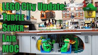 LEGO City Update - TMNT Turtle Sewer Lair MOC 