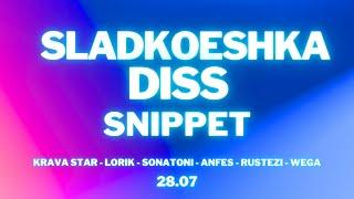 KRAVA STAR Lorik SONATONI Anfes RUSTEZI Wega - SLADKOESHKA DISS SNIPPET 2023 ДАТА ВЫХОДА