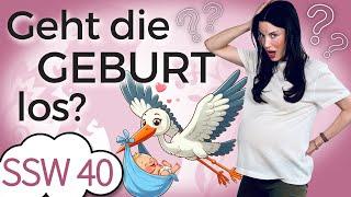 SSW 40 Daran erkennst du dass die GEBURT losgeht  Mein Kinderwunsch