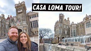 CASA LOMA Tour Toronto Ontario  Visiting a Castle in Canada