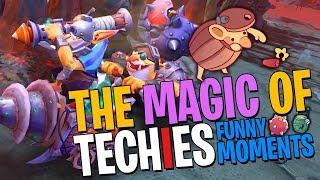 The Magic of Techies - DotA 2 Funny Moments